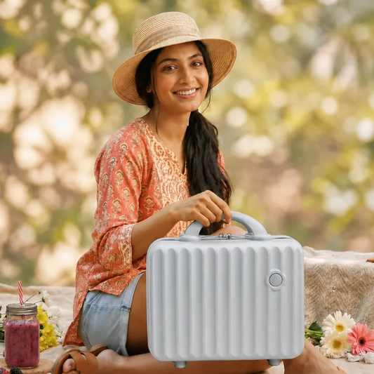Square Mini Suitcase (Gray)