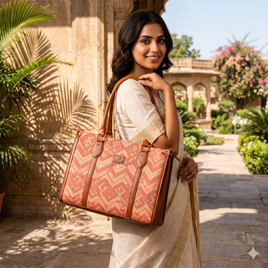 Printed Heritage Handbag (Lehri)