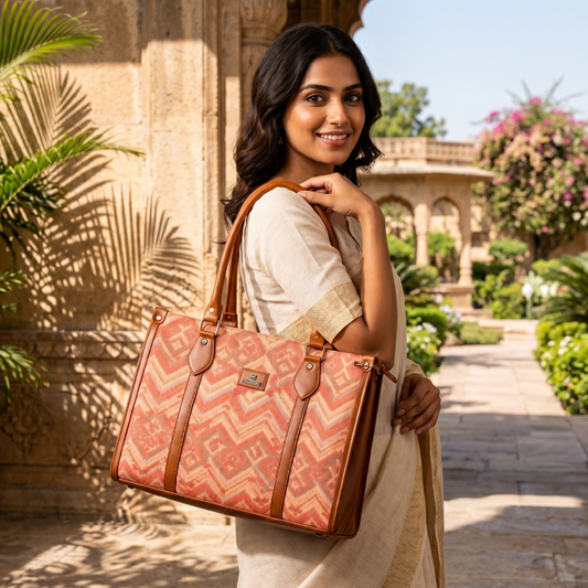 Printed Heritage Handbag (Lehri)