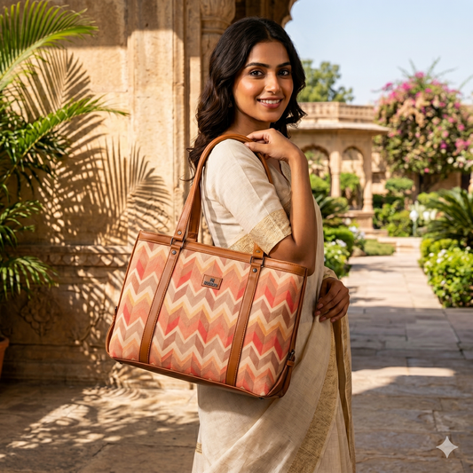 Sleek Laptop Canvas Tote Handbags (Lehri)