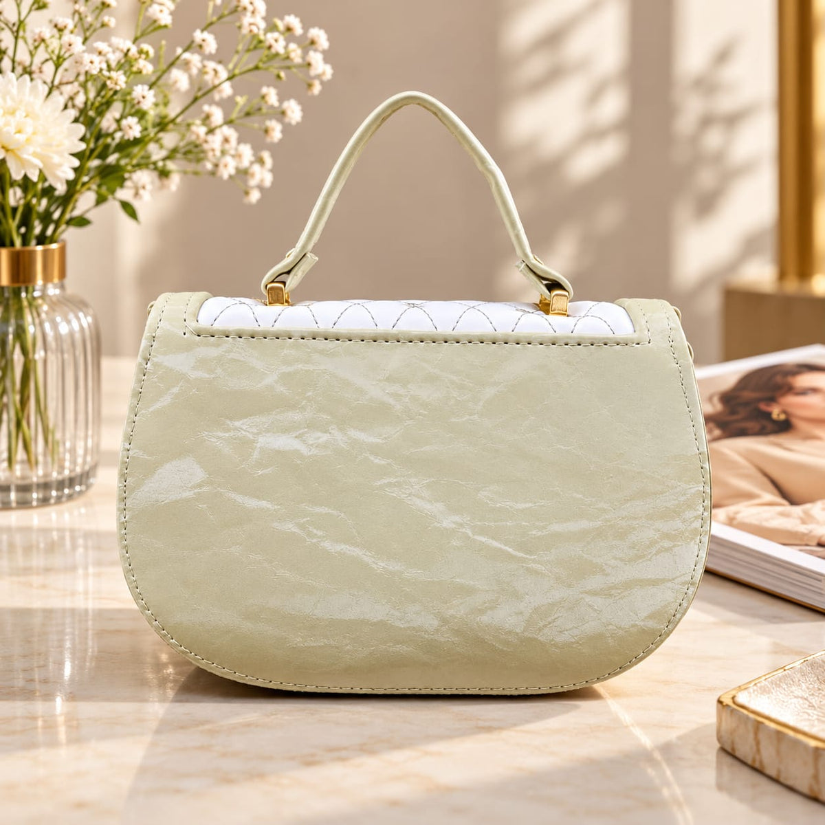 Soft Feel Sling Bag (Green)