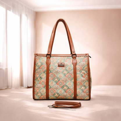 Printed Heritage Handbag