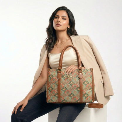 Printed Heritage Handbag