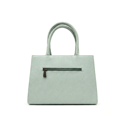 Floral Printed Handbag - Detachable Sling