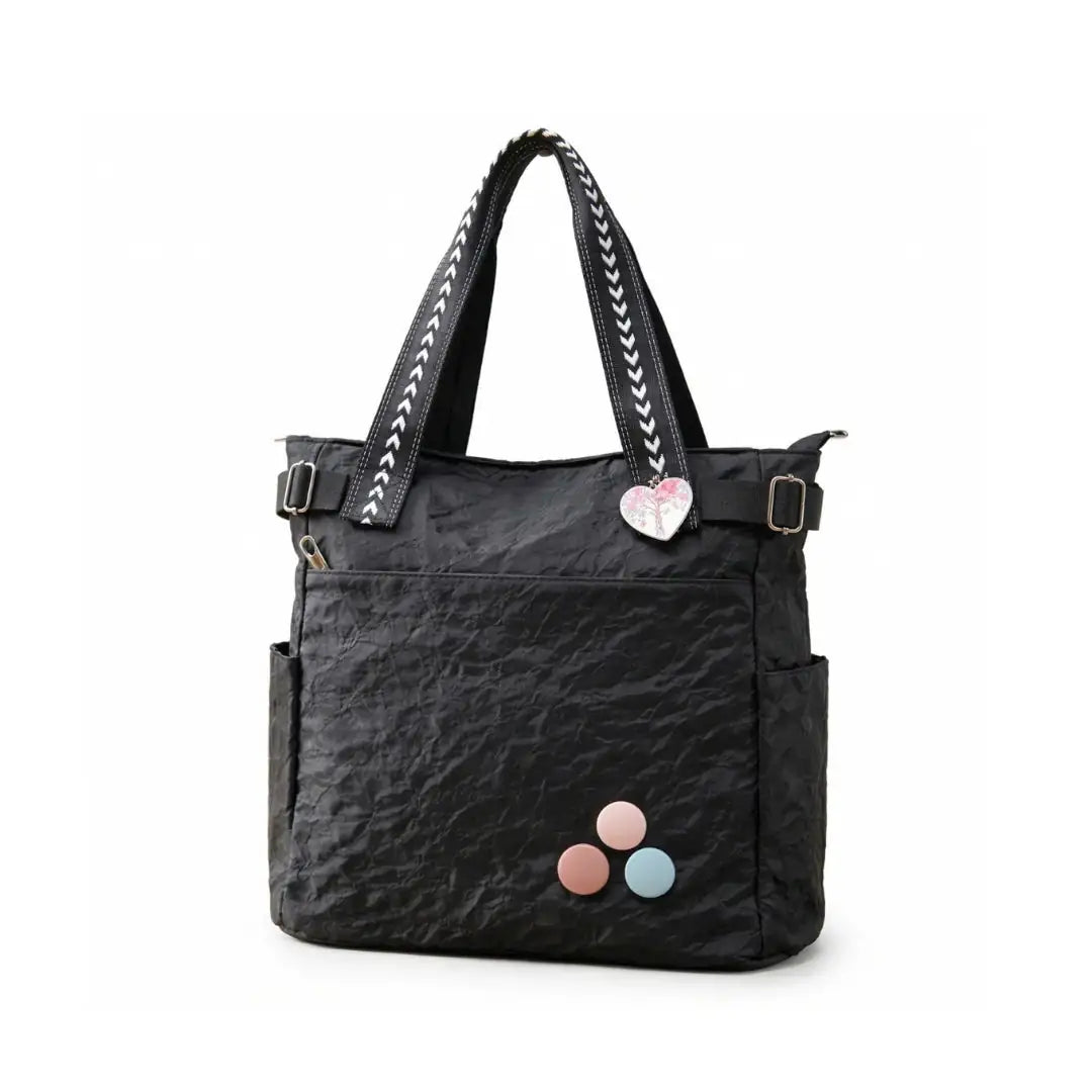 Versatile Vertical Tote Bags (Black)