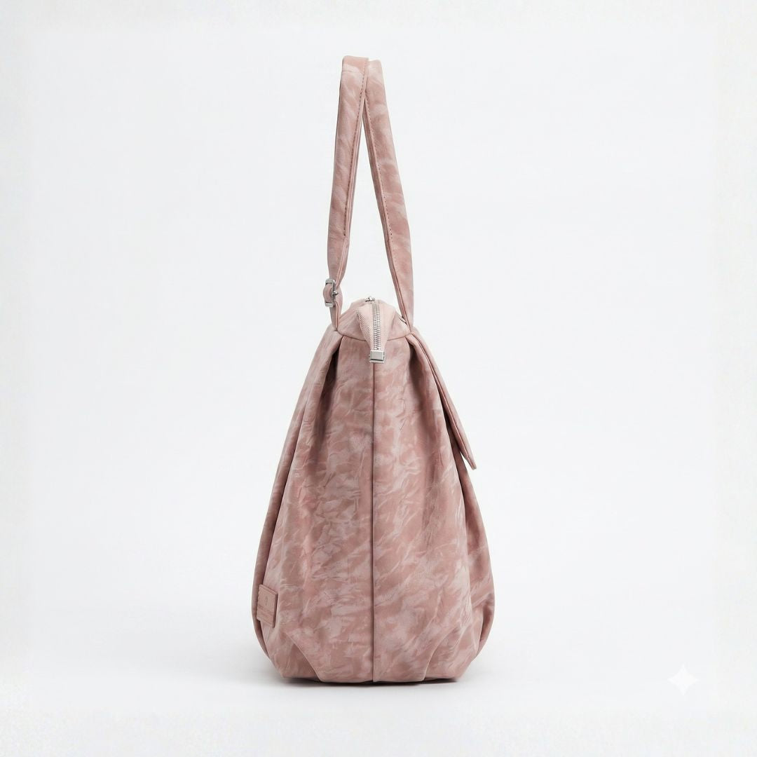 Versatile Round Base Tote Bags (Peach)