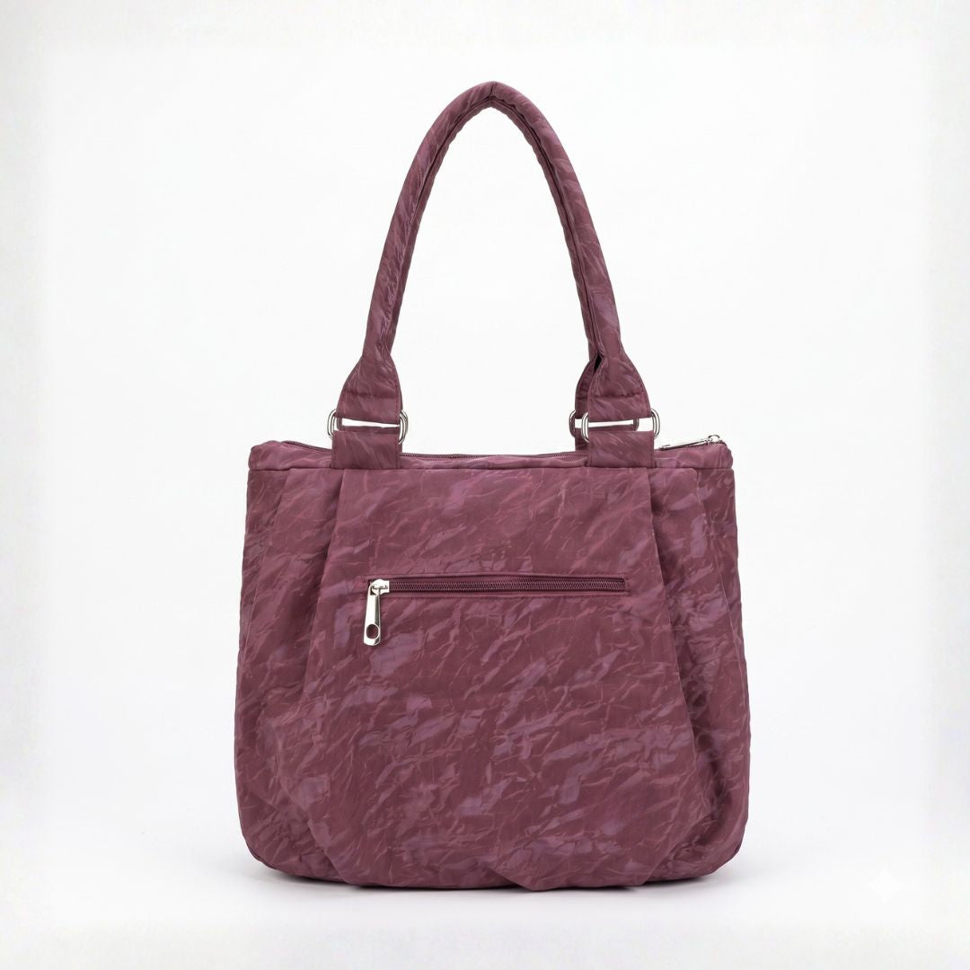 Versatile Round Base Tote Bags (Maroon)