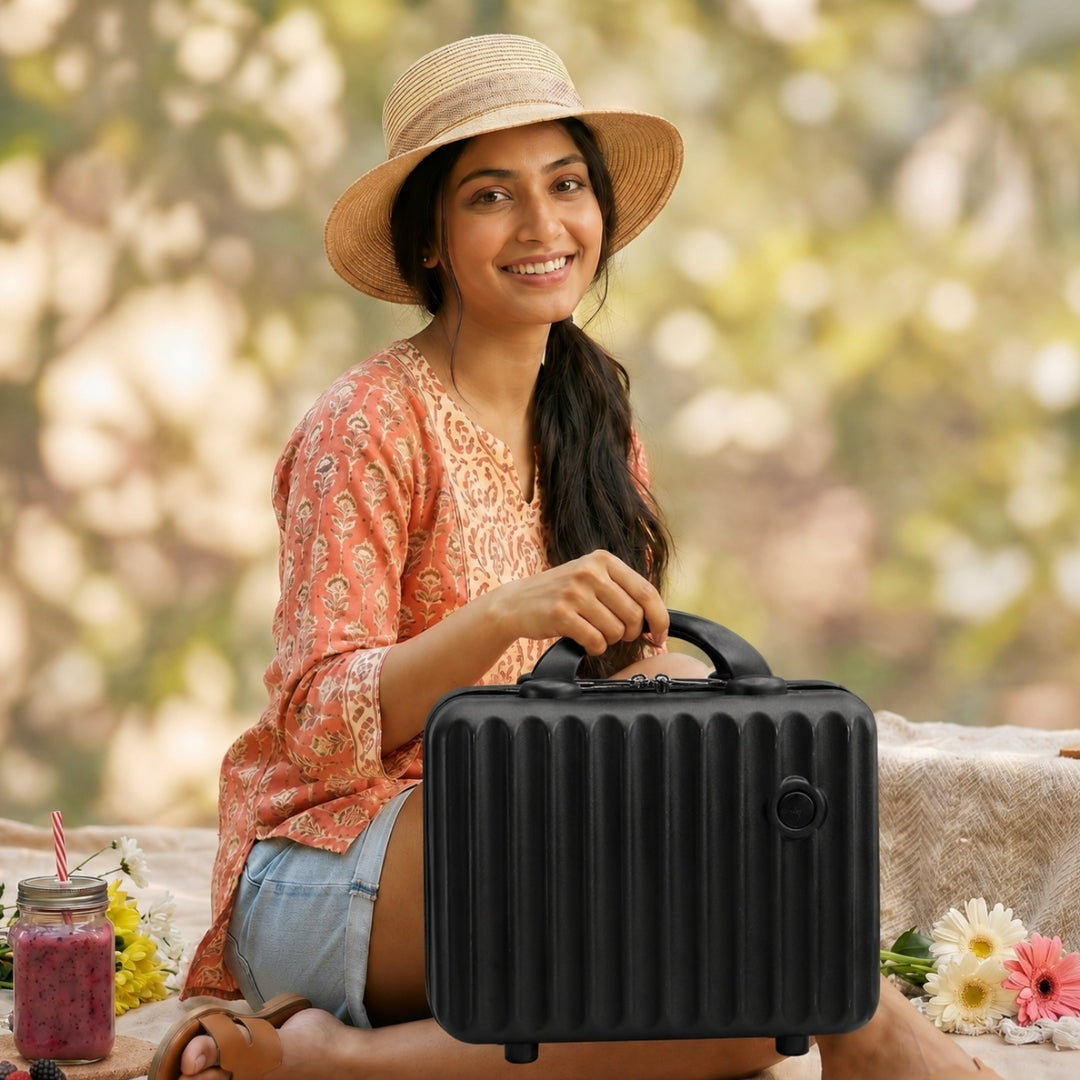 Square Mini Suitcase (Black)
