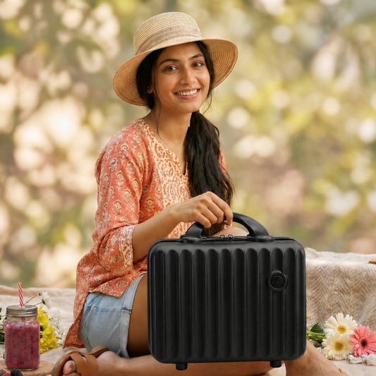 Square Mini Suitcase (Black)