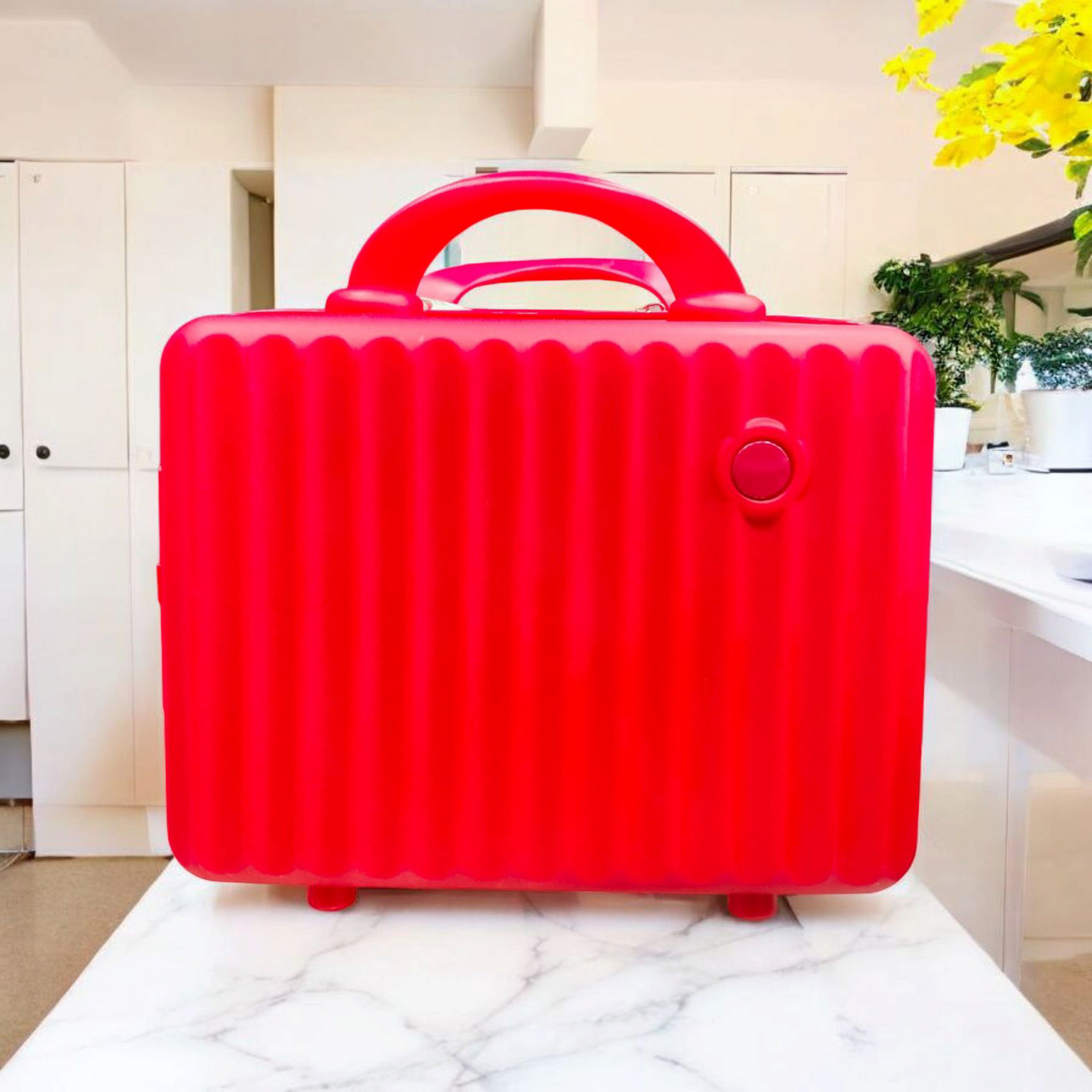 Red Stripes Mini Suitcase - Image 1
