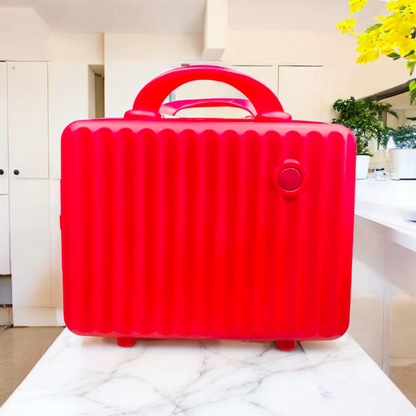 Red Stripes Mini Suitcase - Image 1