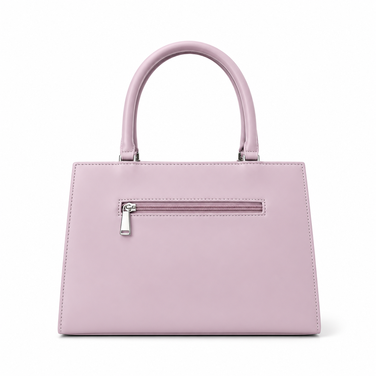 Floral Printed Handbag - Detachable Sling (Lavender)