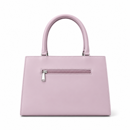 Floral Printed Handbag - Detachable Sling (Lavender)