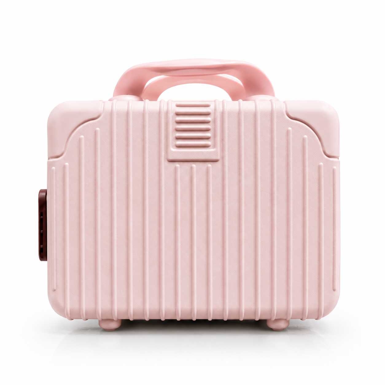 Stripes Mini Suitcase (Light Pink)