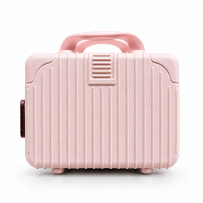 Stripes Mini Suitcase (Light Pink)