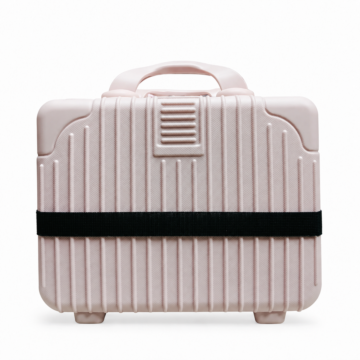 Stripes Mini Suitcase (Light Pink)