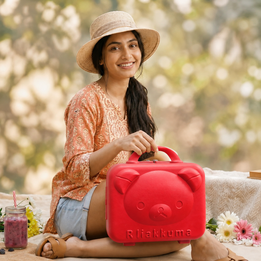 Panda Mini Suitcase (Red)