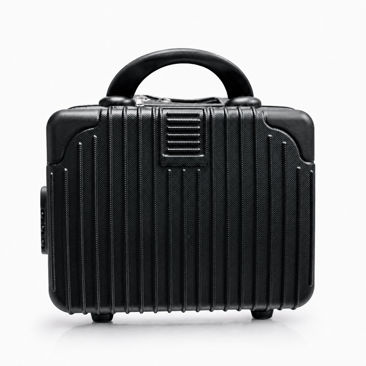 Stripes Mini Suitcase (Black)