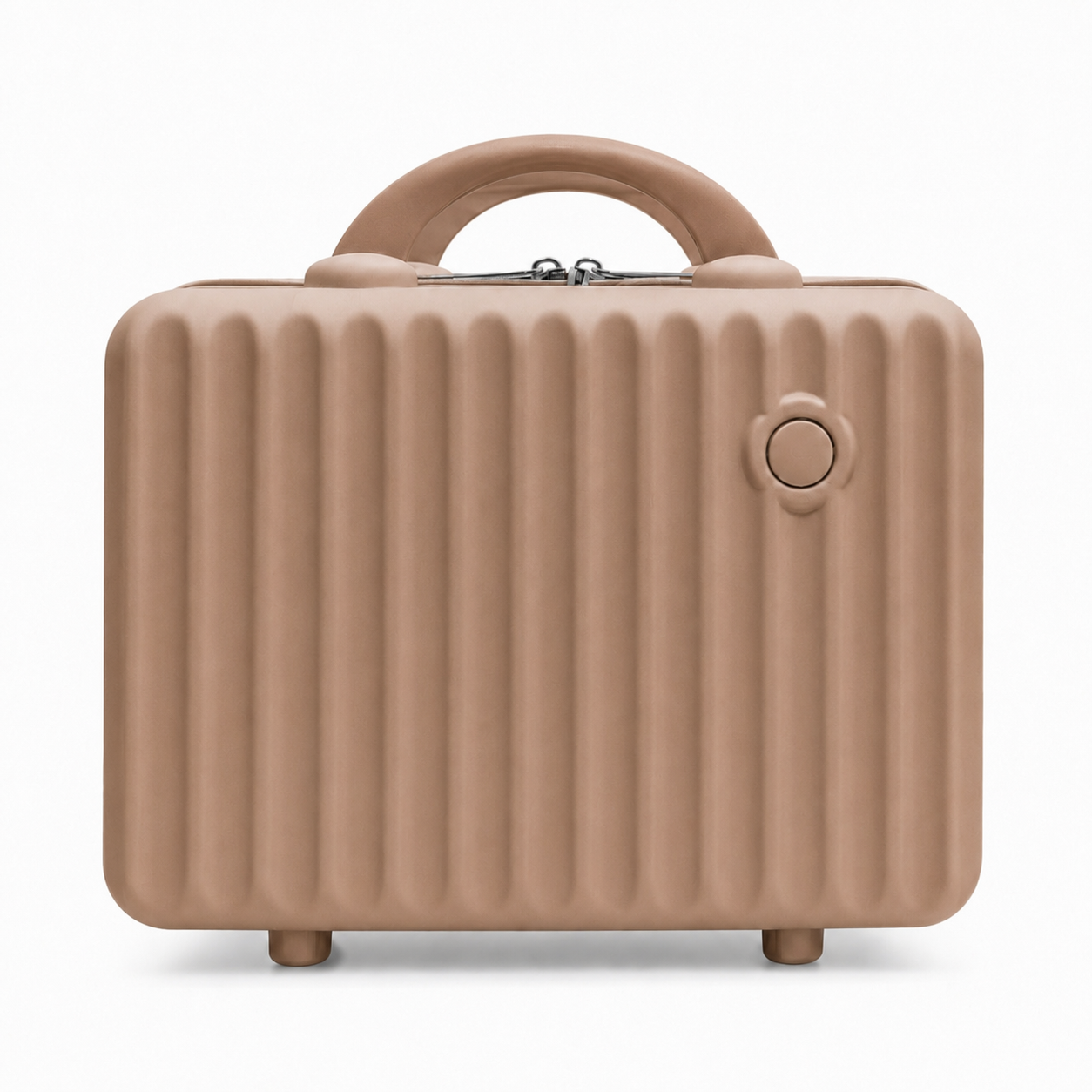 Square Mini Suitcase (CAMEL)
