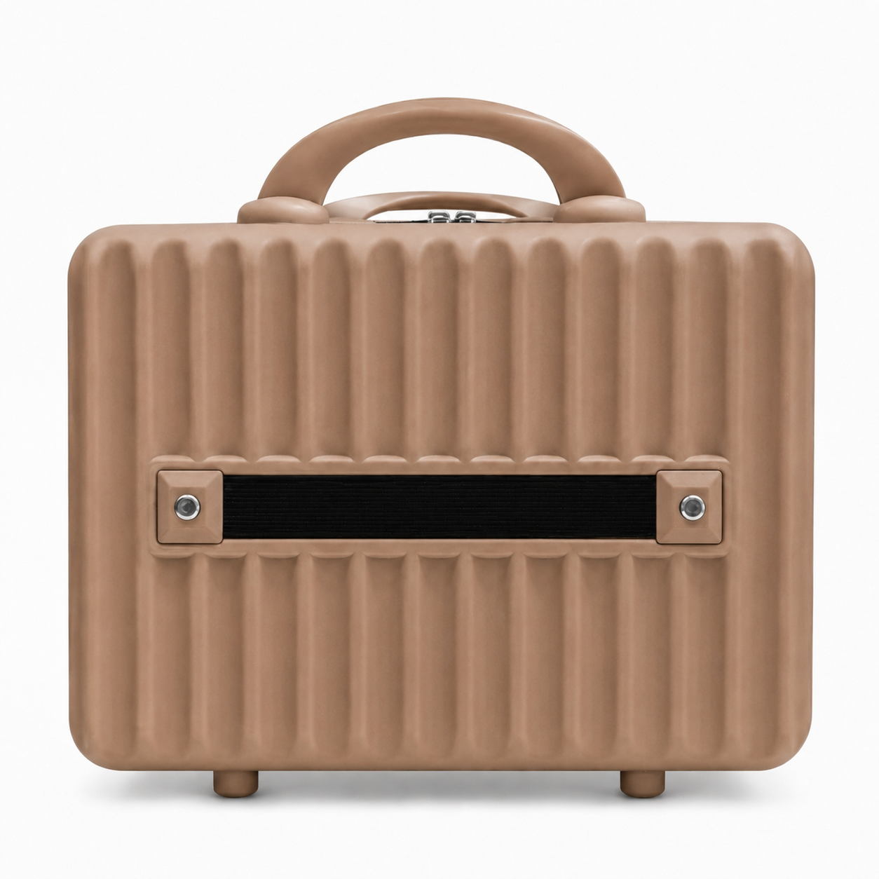 Square Mini Suitcase (CAMEL)