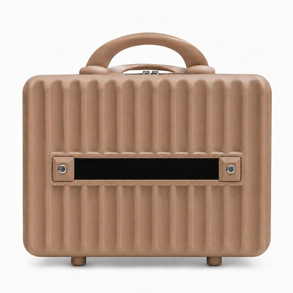 Square Mini Suitcase (CAMEL)