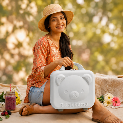 Panda Mini Suitcase (Grey)