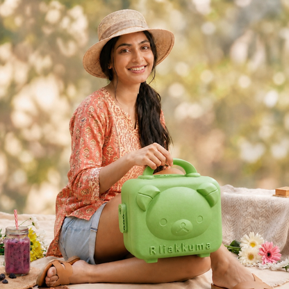 Panda Mini Suitcase (Green)
