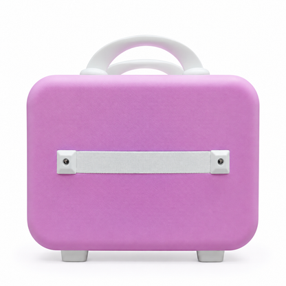 Kitty Mini Suitcase - Pink & White Combination
