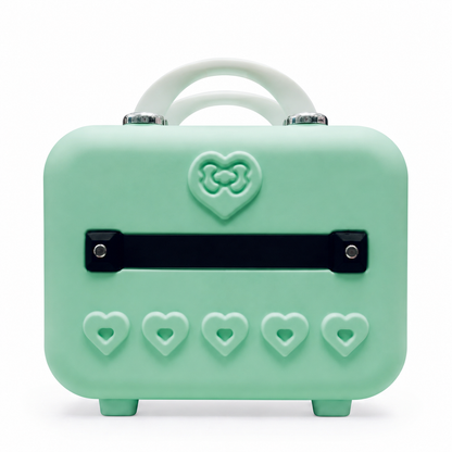 Kitty Mini Suitcase (Mint Green)