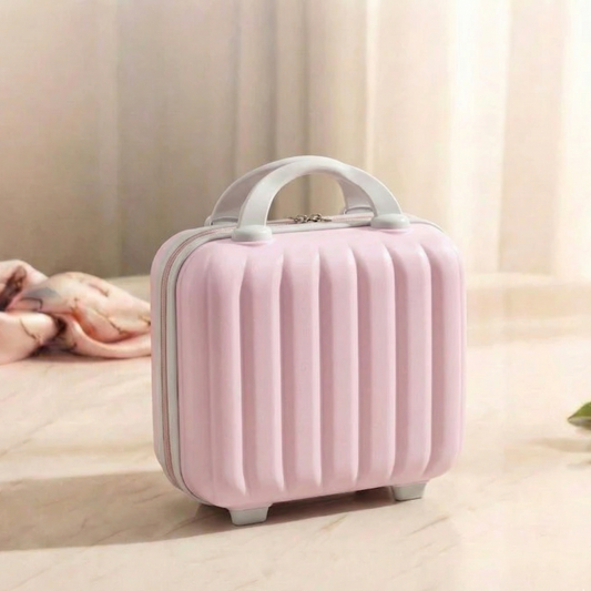 Stripes Mini Suitcase (Pink)