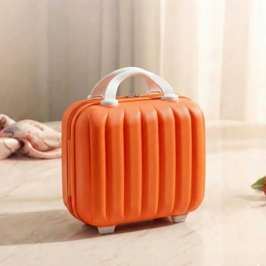 Stripes Mini Suitcase (Orange)