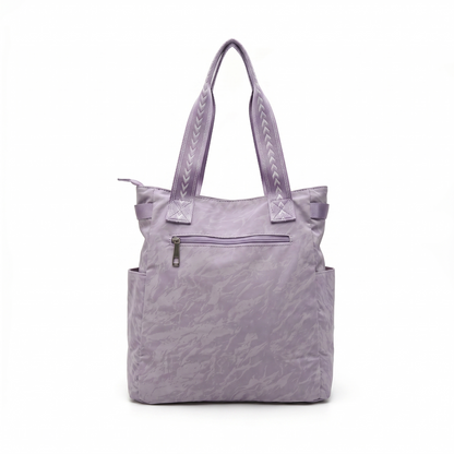 Versatile Round Base Tote Bags (Purple)