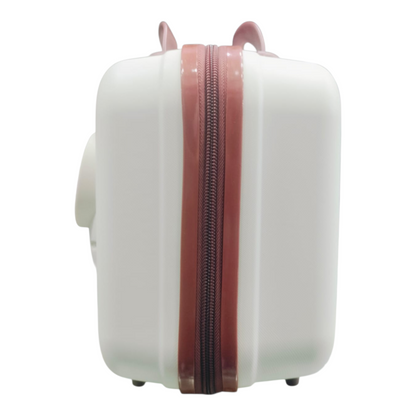 Panda Mini Suitcase - Creme & Brown Combination