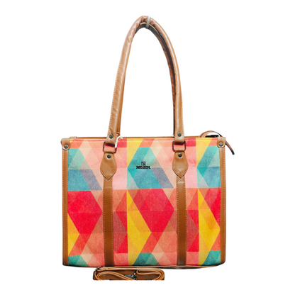 Printed Heritage Handbag (Mutlicolor)