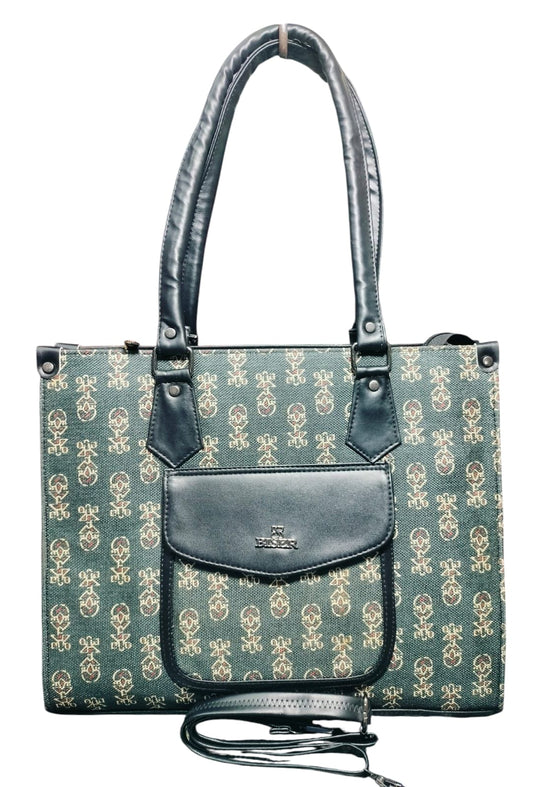 Flap Pocket Tote Bag