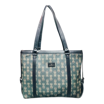 Sleek Laptop Canvas Tote Handbags (Black)