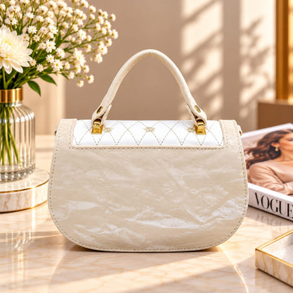 Soft Feel Sling Bag (Cream)
