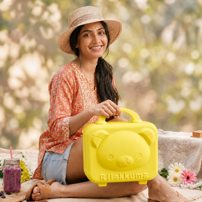 Panda Mini Suitcase (Yellow)