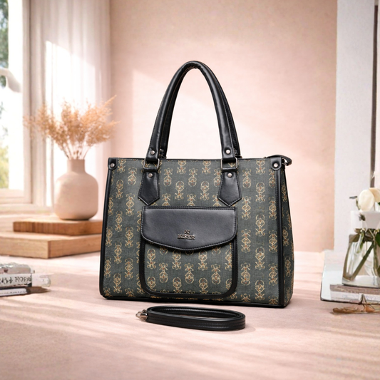 Flap Pocket Tote Bag