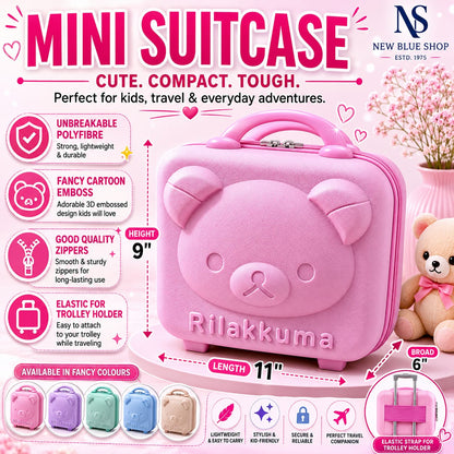 Panda Mini Suitcase (Pink)