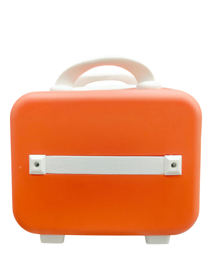 Orange White Combination Kitty Mini Suitcase - Image 3