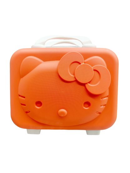 Orange White Combination Kitty Mini Suitcase - Image 2