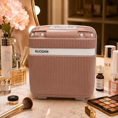 Vertical Mini Suitcase(Brown)