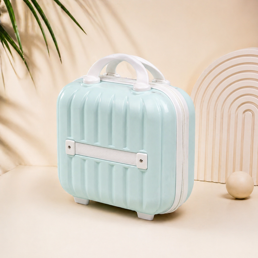 Square Mini Suitcase (Pista Green)
