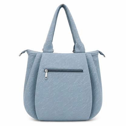 Versatile Round Base Tote Bags (Slate Blue)