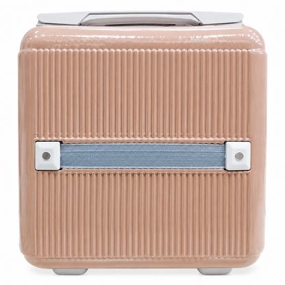 Vertical Mini Suitcase(Brown)
