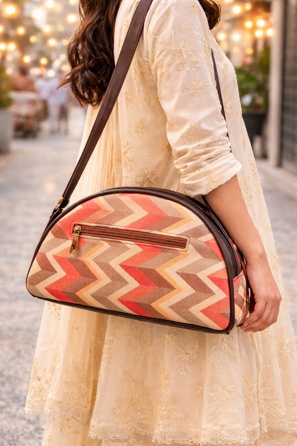 Wristlet Cum Sling Bag (Lehri)
