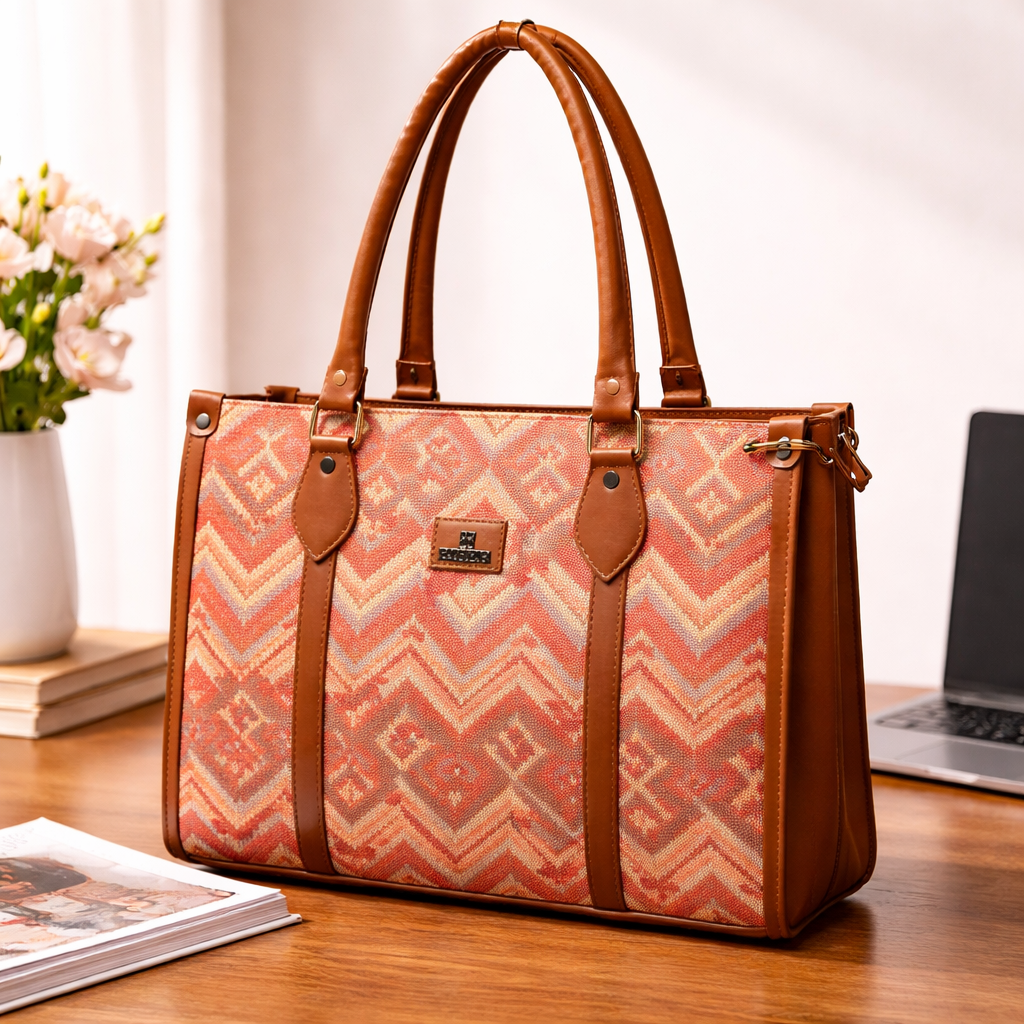 Printed Heritage Handbag (Lehri)