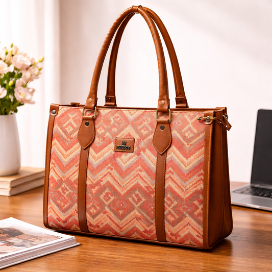 Printed Heritage Handbag (Lehri)