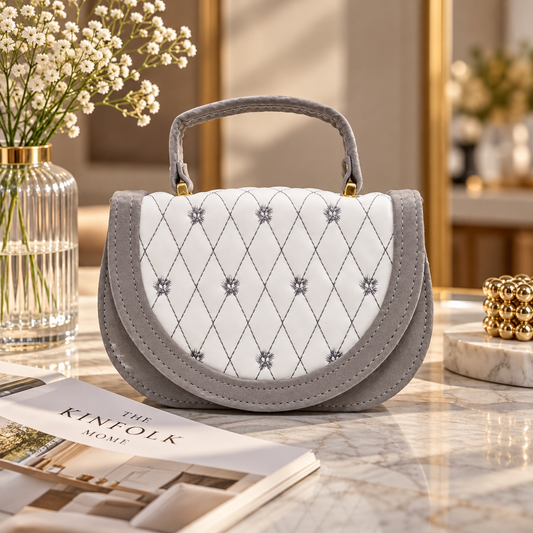 Soft Feel Sling Bag (Grey)